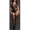 Le Désir Combinaison Grande Taille LACE SUSPENDER - Noir